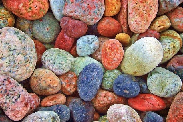 ψυχολογία των χρωμάτων πολύχρονες πέτρες